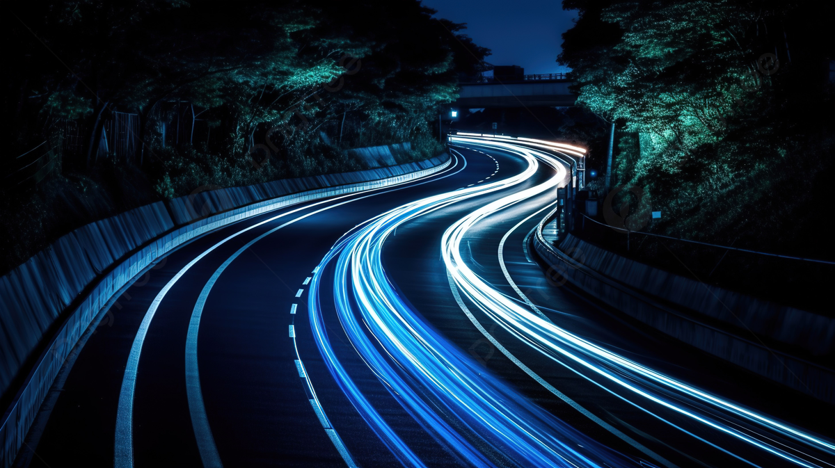 Lumière bleu de nuit